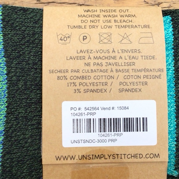 New Rudy Boot Socks Sundance Catalog unsimply stitched - Picture 4 of 4